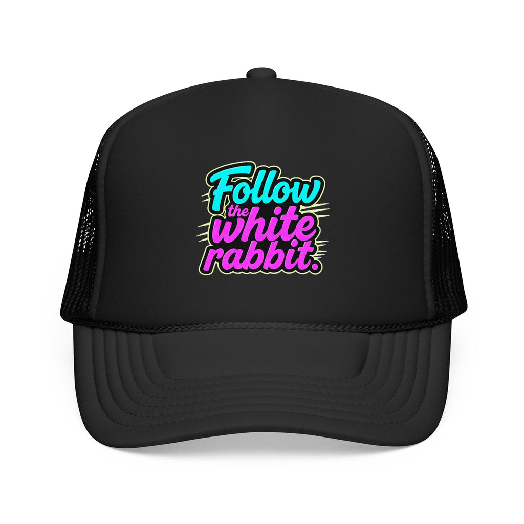 "Follow The White Rabbit" Big Foam Trucker