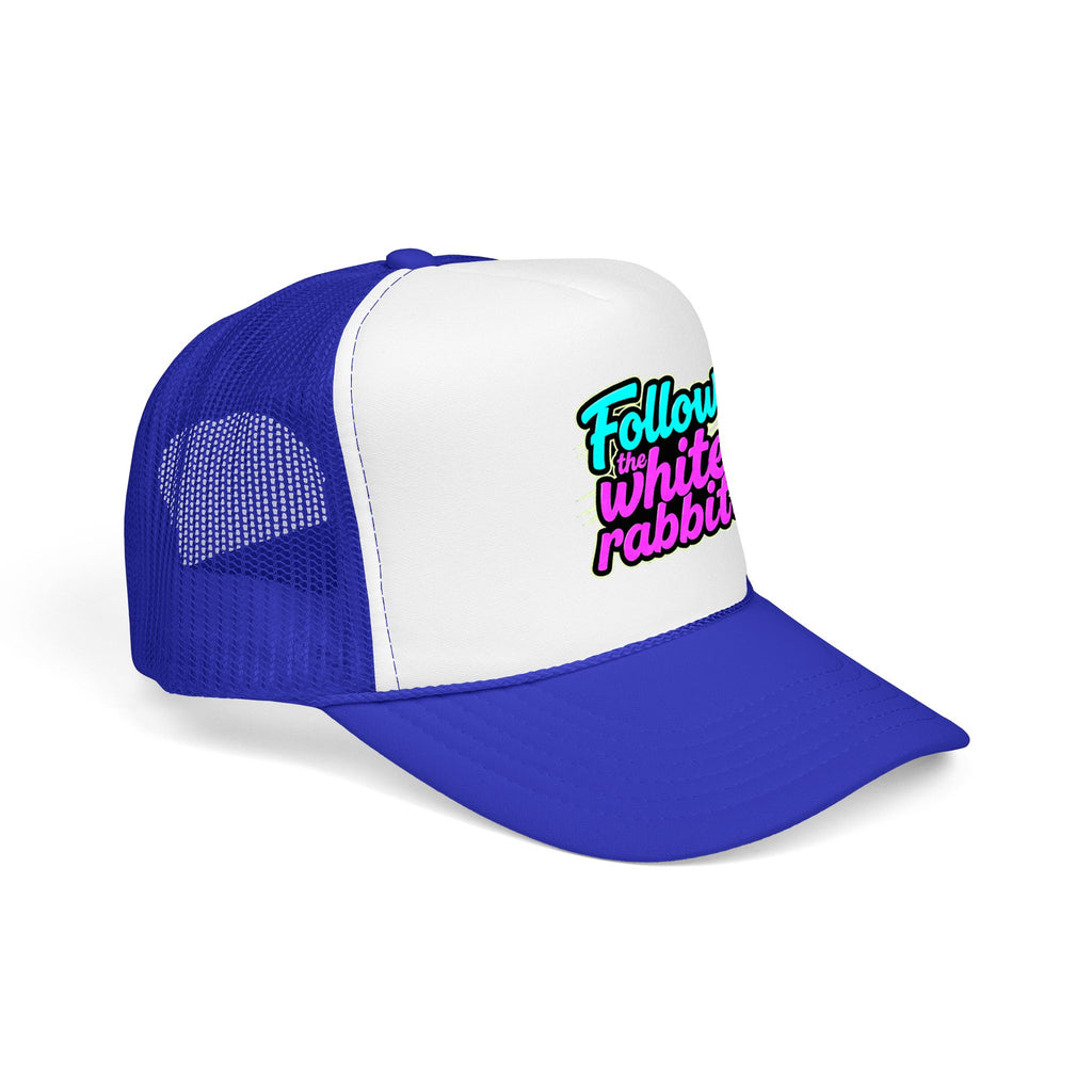 "Follow The White Rabbit" Big Foam Trucker