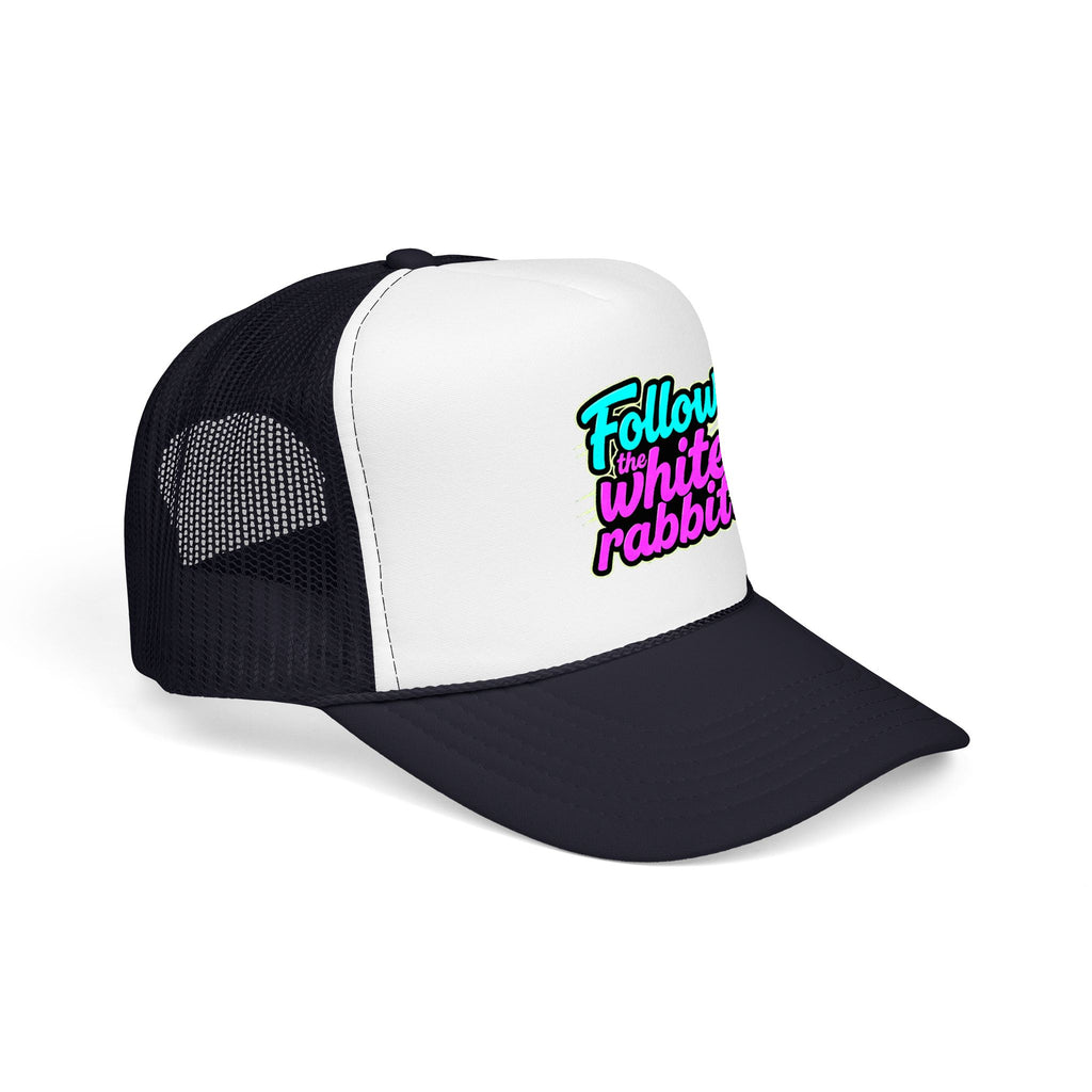 "Follow The White Rabbit" Big Foam Trucker